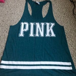 Pink workout tank top